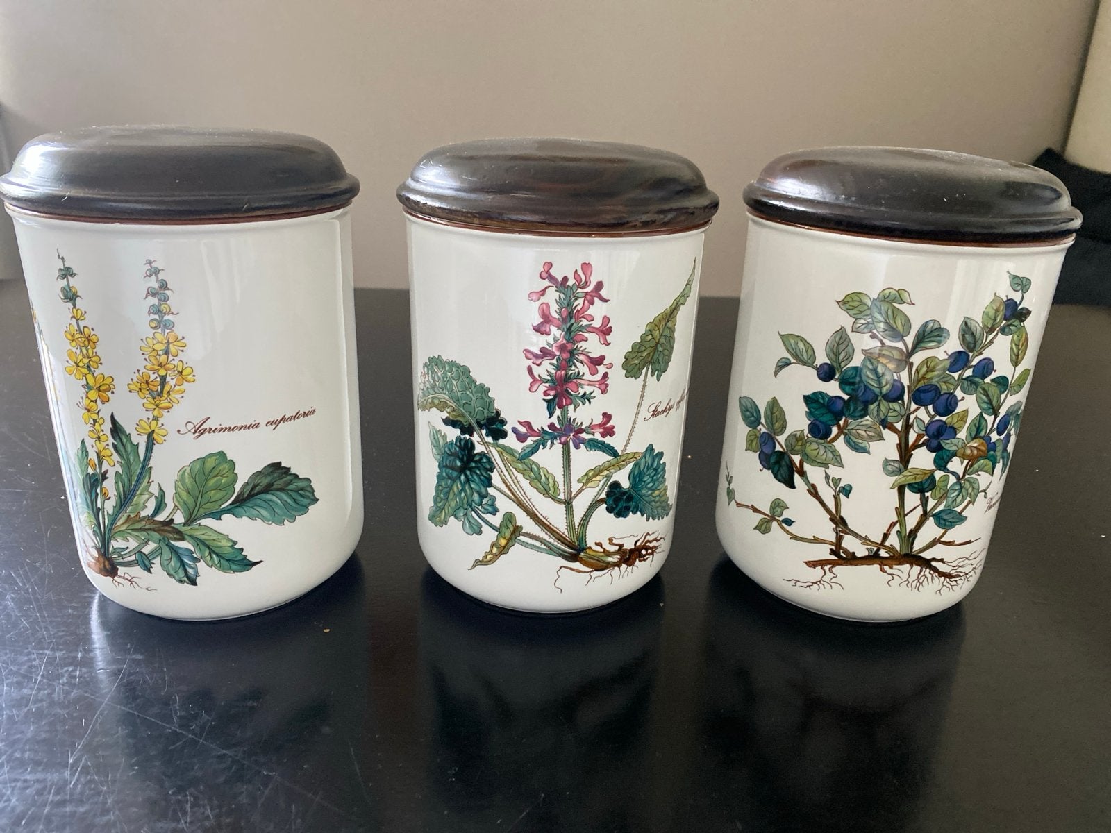 Villeroy & Boch Botanica voorraadpotten set van 3, Ophalen of Verzenden