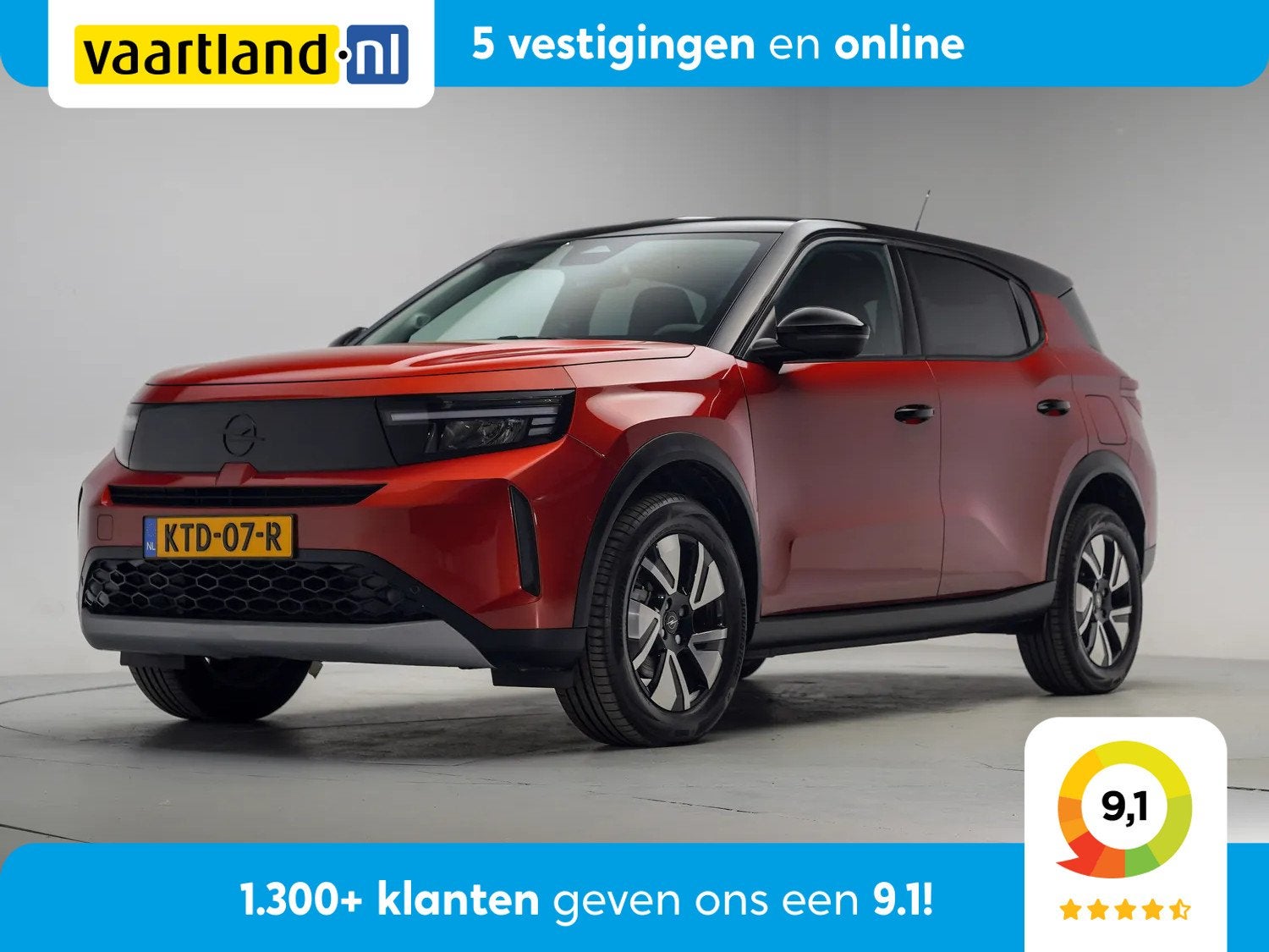 Opel Frontera Electric GS 44 kWh [ LED Navi Apple/Android Ca, Auto's, Automaat, 0 cilinders, Gebruikt, 44 kWh