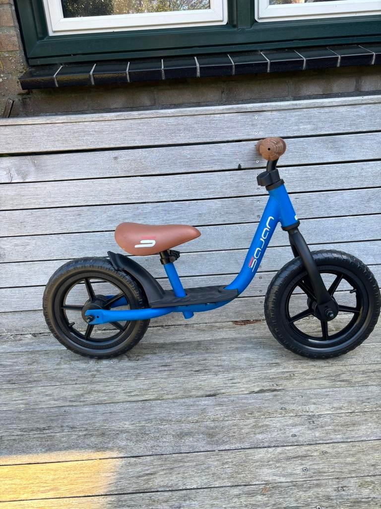 Sajan joystar loopfiets blauw/zwart, Ophalen, Zo goed als nieuw, Loopfiets