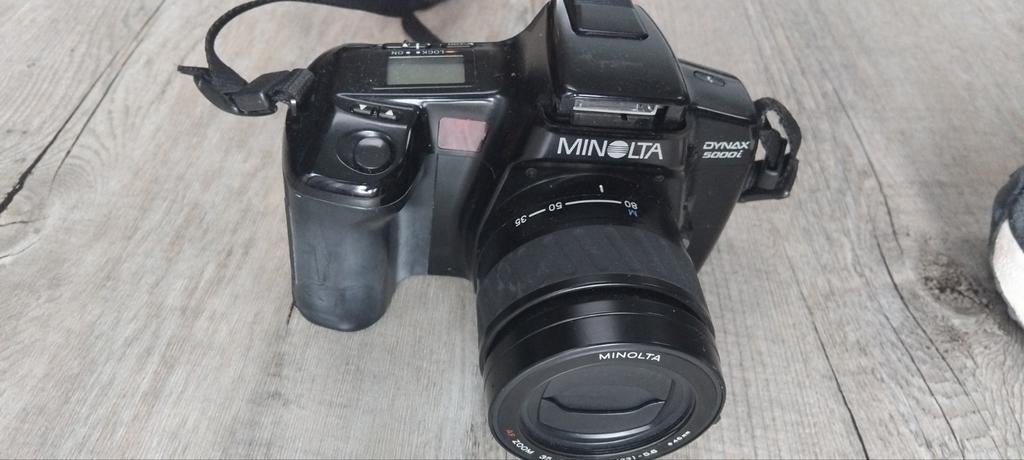Minolta Dynax 5000i AF 35-80 mm spiegelreflexcamera, Ophalen of Verzenden