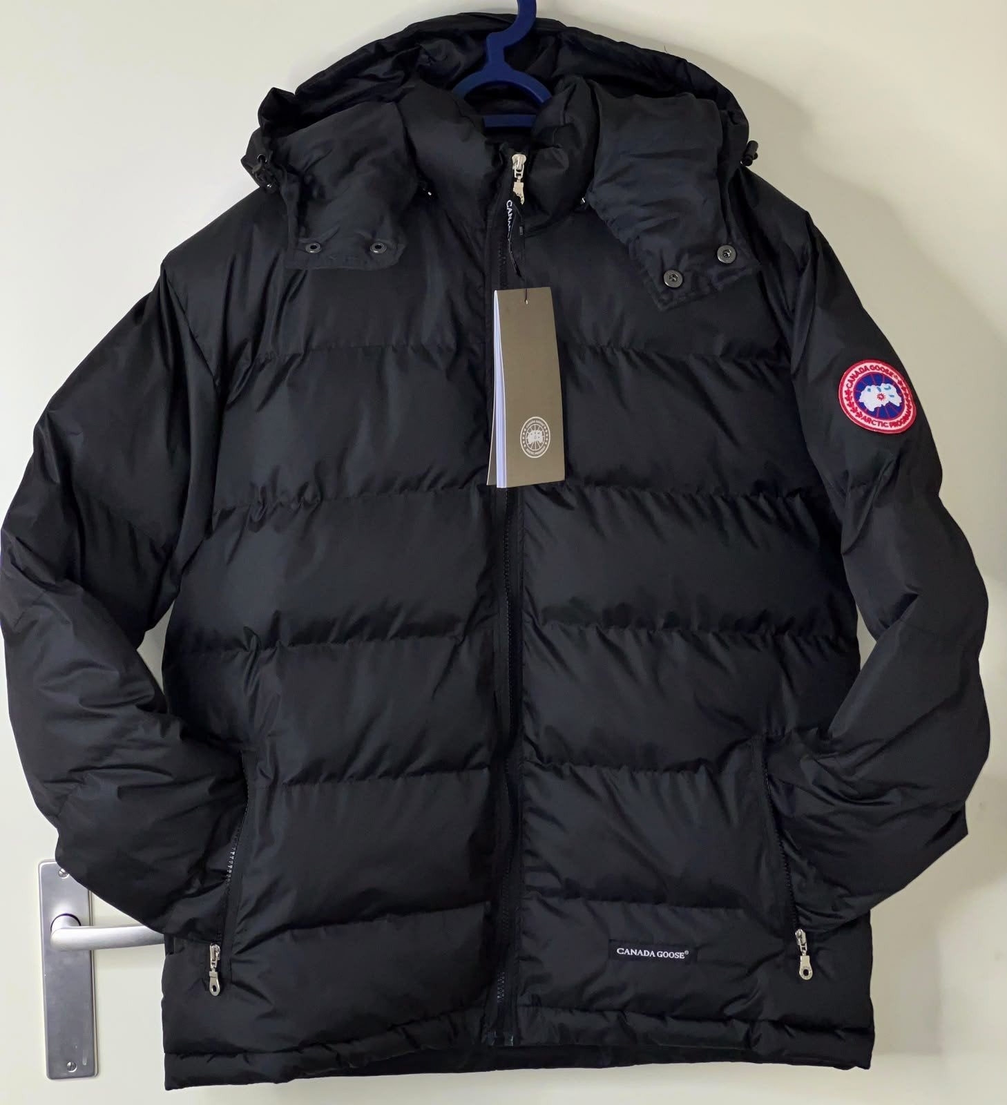 Canada Goose Puffer Jas Zwart - Nieuw met labels, Maat 52/54 (L), Zwart, Canada Goose, Nieuw