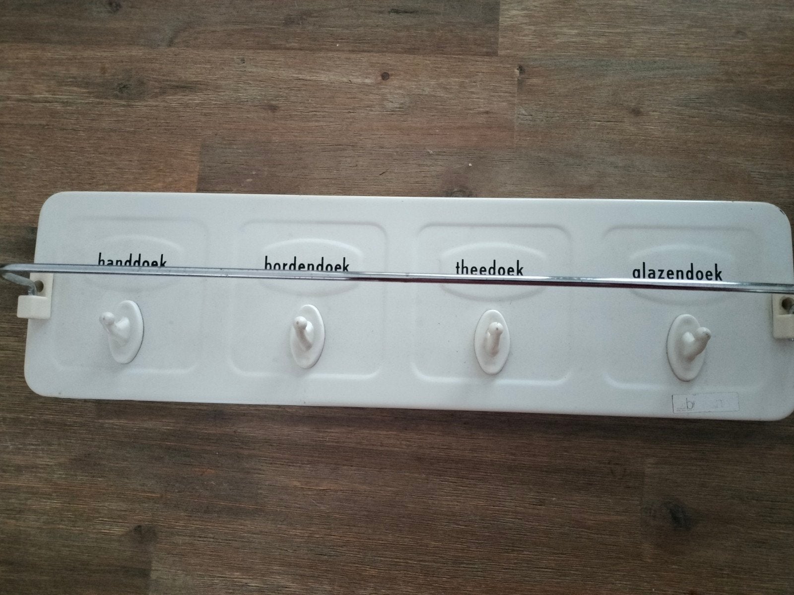 Brabantia Vintage Handdoekrek met Haken, Vintage, Gebruikt, Ophalen of Verzenden, Metaal