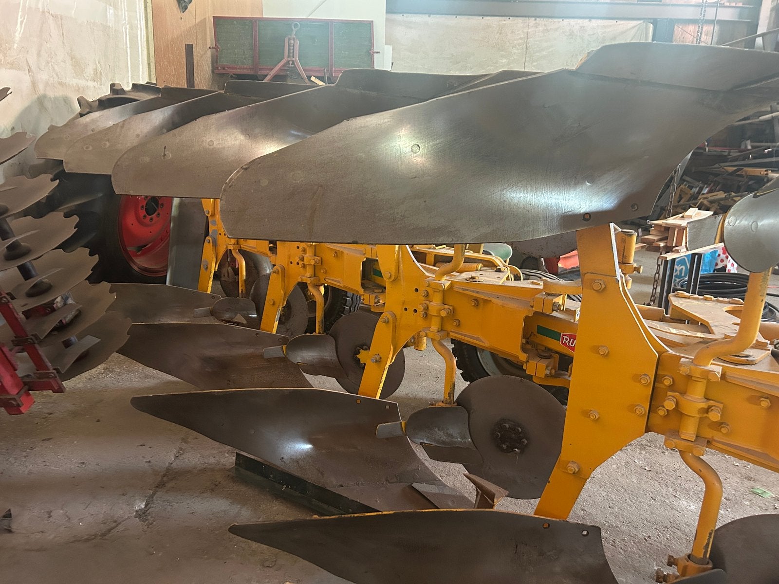 Rumpstad ploeg 4 schaar met of zonder snedemixer, Ophalen, Akkerbouw, Grondbewerking