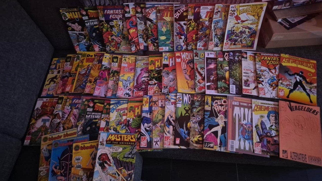 #2: Diverse Marvel & DC Comics Bundel - Veelal Junior Press, Boeken, Strips | Comics, Gelezen, Meerdere comics, Amerika, Ophalen of Verzenden