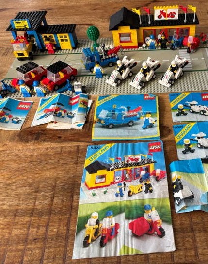Partij legoland stad van 8 sets, deel 4, Gebruikt, Compleet, Lego, Ophalen of Verzenden