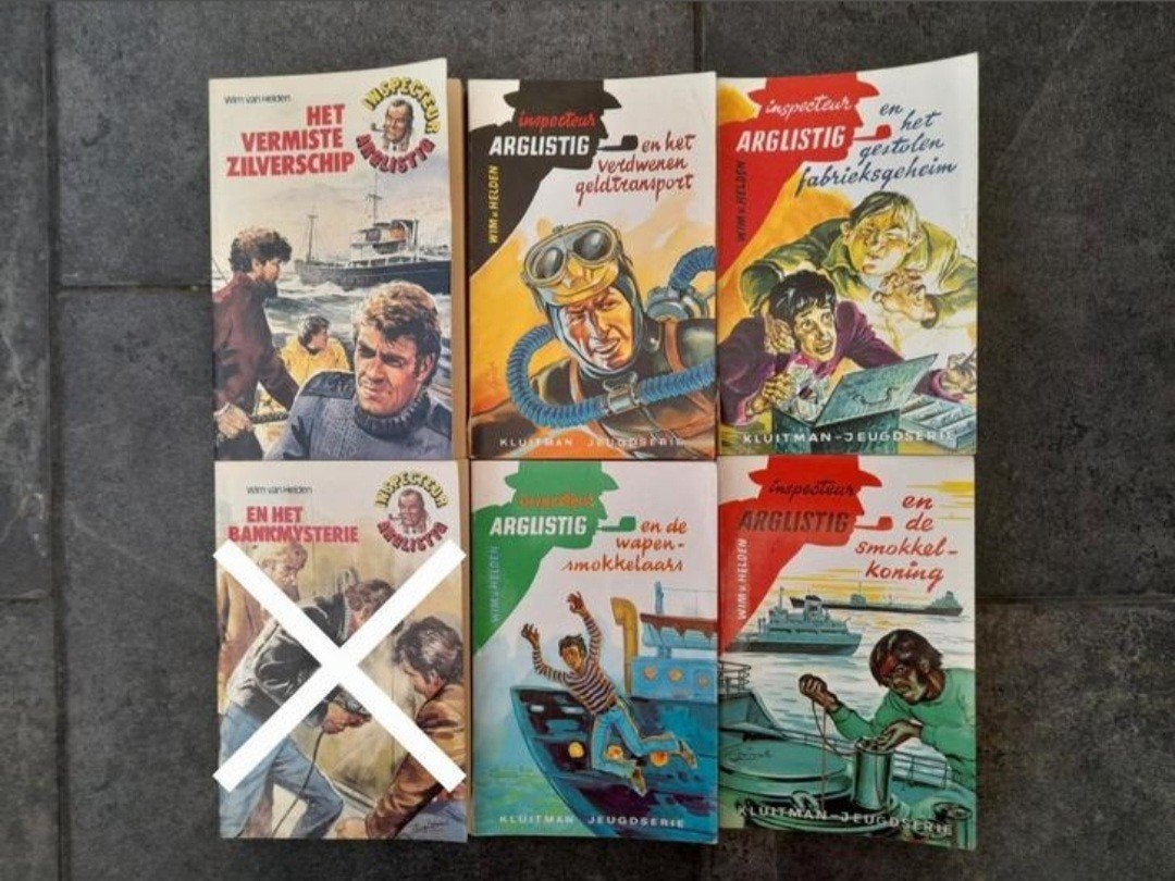 Inspecteur Arglistig ~ 5 boeken of los, Boeken, Ophalen of Verzenden, Zo goed als nieuw