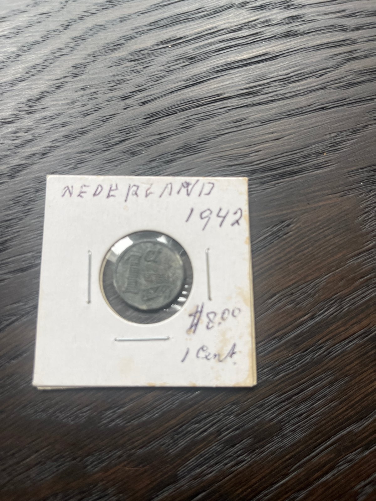 Nederland 1 cent 1942, Ophalen of Verzenden, Koningin Wilhelmina, 1 cent, Losse munt