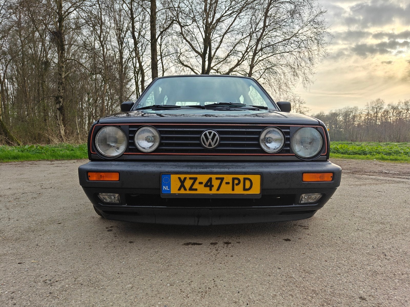 Volkswagen Golf MK2 R32, Voorwielaandrijving, 451 kg, Zwart, Origineel Nederlands