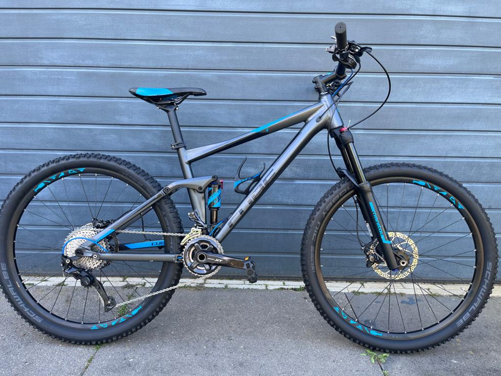 Cube Stereo Race HPA 120 Mountainbike, 45 tot 49 cm, Zo goed als nieuw, Schijfrem, Ophalen