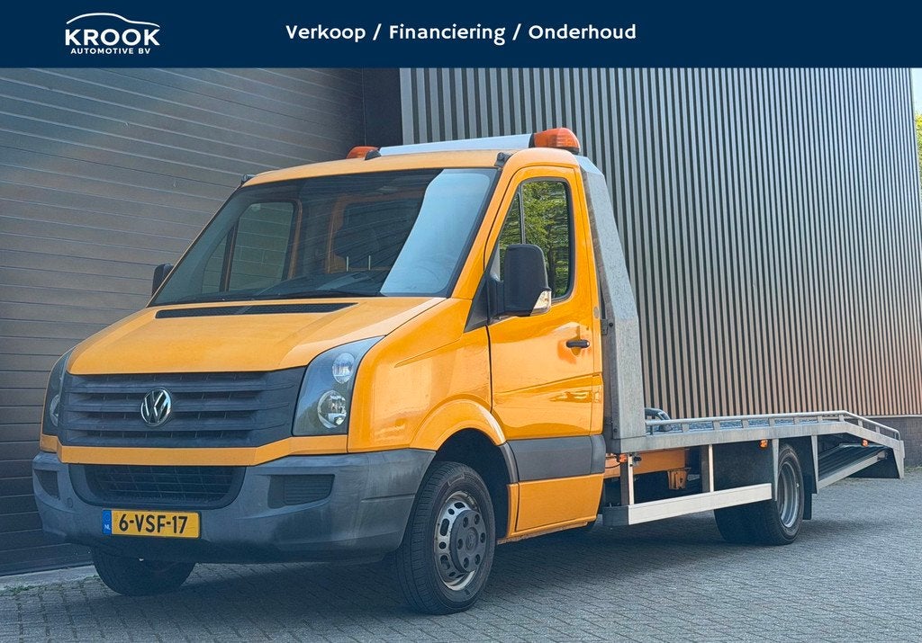 Volkswagen Crafter 35 2.0 TDI L3H1 DC | Witteveen Oprijwagen, Auto's, Bestelauto's, Bedrijf, Te koop, ABS, Airbags, Airconditioning