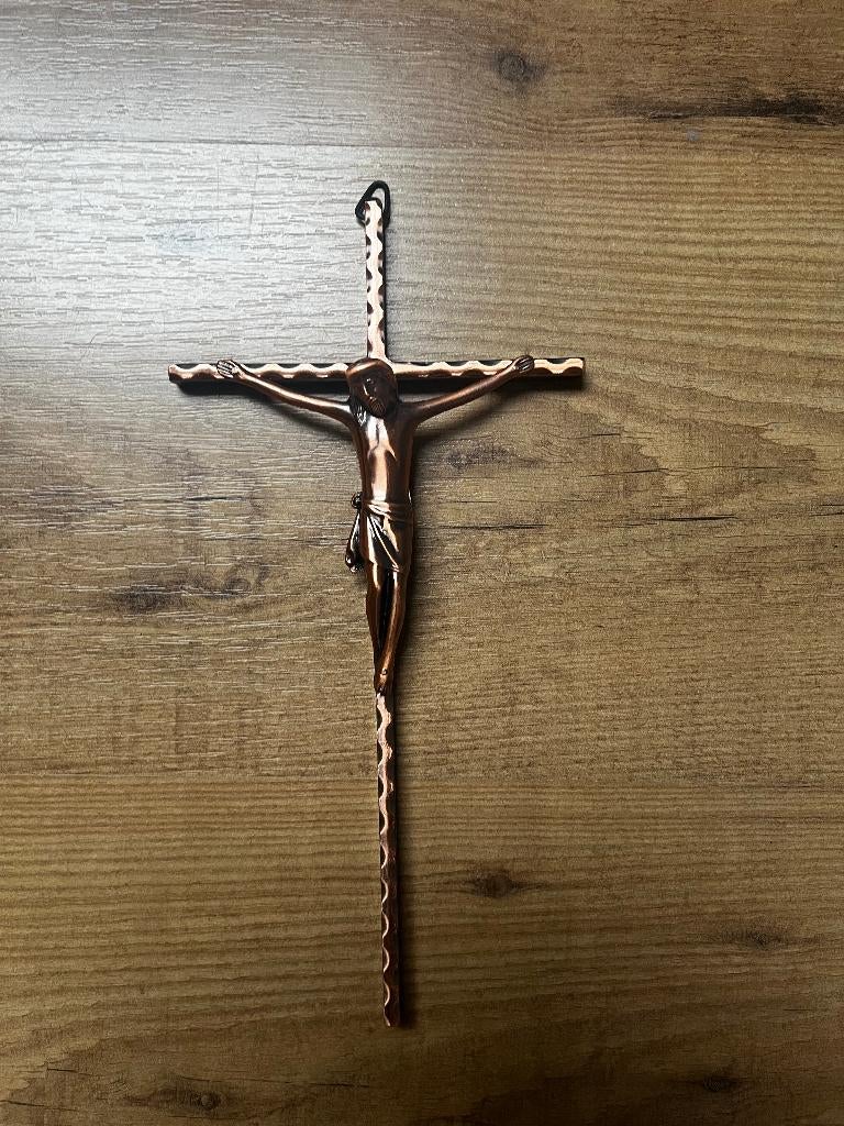 Koper kruis, Ophalen of Verzenden, Zo goed als nieuw, Overige typen, Christendom | Katholiek
