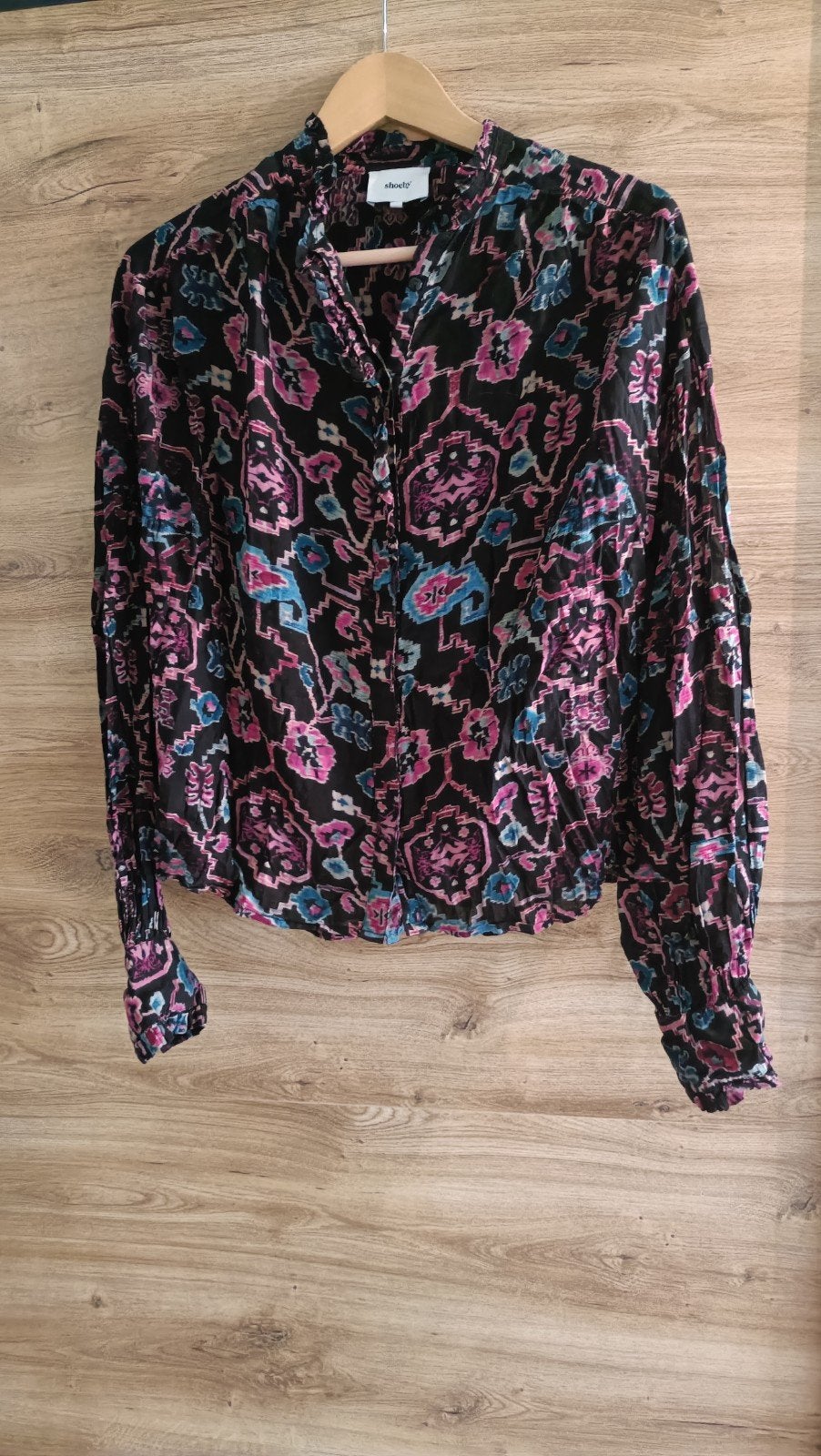 Shoeby blouse maat S met kleurrijke print, Meerkleurig, Ophalen of Verzenden, Shoeby, Maat 36 (S)