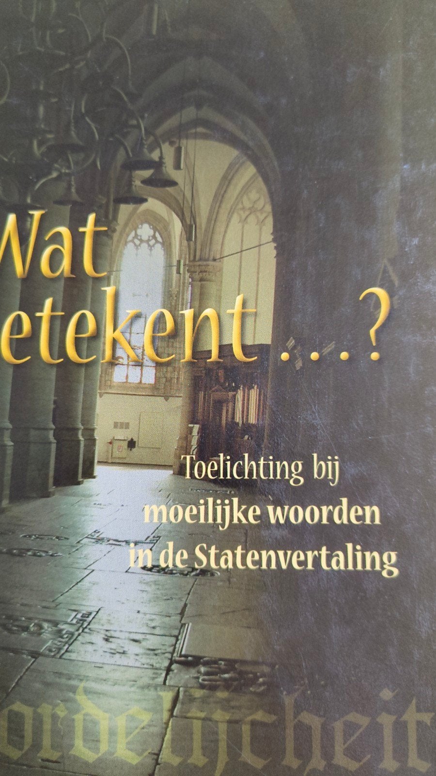 Wat betekent....?. Drs PA Zevenbergen, Drs PA Zevenbergen, Christendom | Protestants, Ophalen of Verzenden, Zo goed als nieuw
