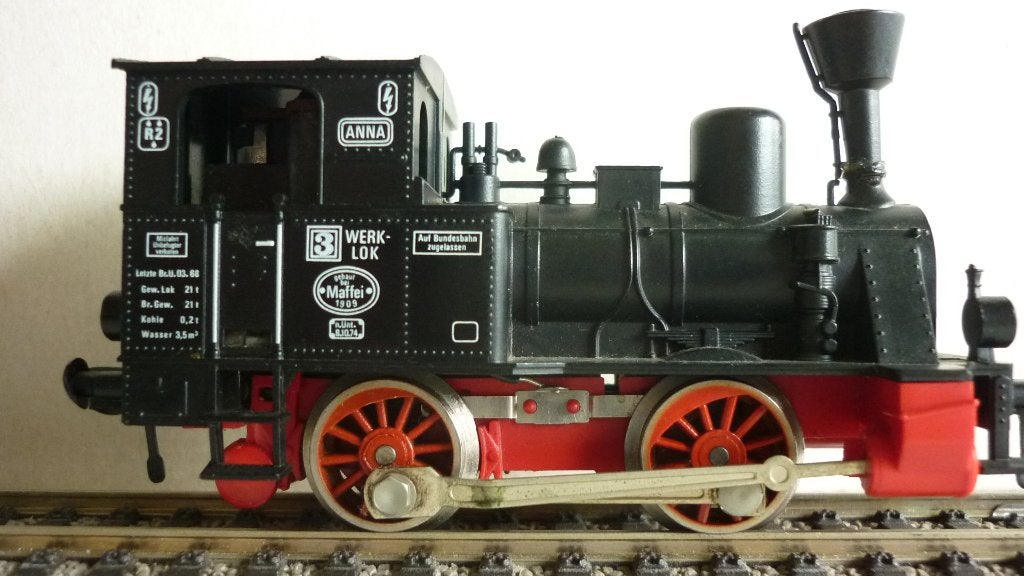 Fleischmann H0 stoomlocomotief Anna, Gebruikt, Fleischmann, Ophalen of Verzenden, Analoog