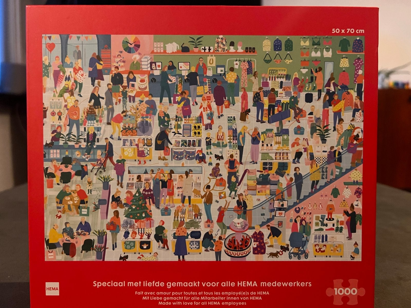 Nieuwe HEMA Puzzel 1000 stukjes - Speciaal voor medewerkers, Ophalen of Verzenden, 500 t/m 1500 stukjes, Nieuw, Legpuzzel