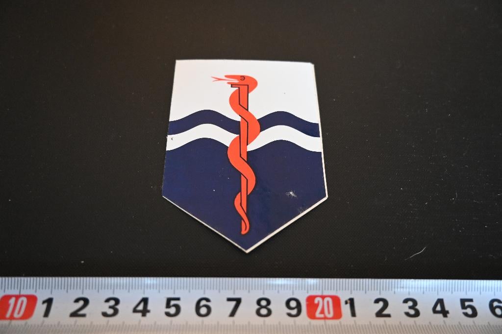 sticker leger Landmacht Geneeskundige Commando, Ophalen, Zo goed als nieuw, Sticker