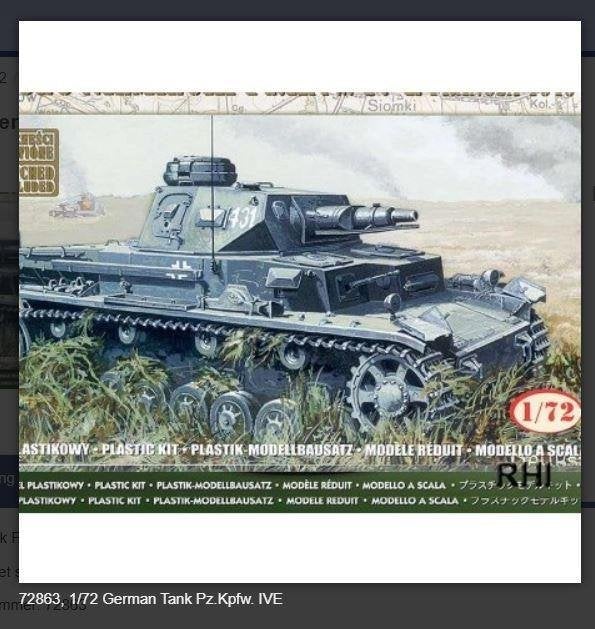 Bouwpakket Mirage-Hobby 72863 Niemiecki czołg Pz.Kpfw. IV E, Italeri, 1:32 tot 1:50, Overige typen, Nieuw