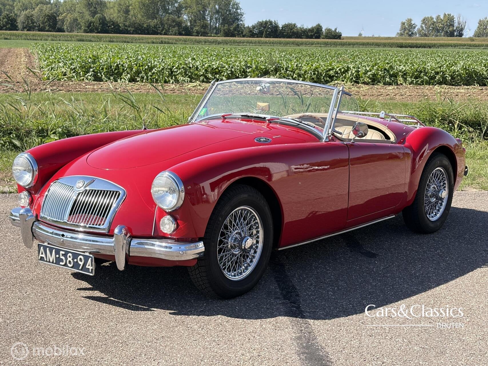 MGA 1600 / MG A / 5-bak / Chrome spaakvelgen, Gebruikt, Overige carrosserieën, Bedrijf, Te koop