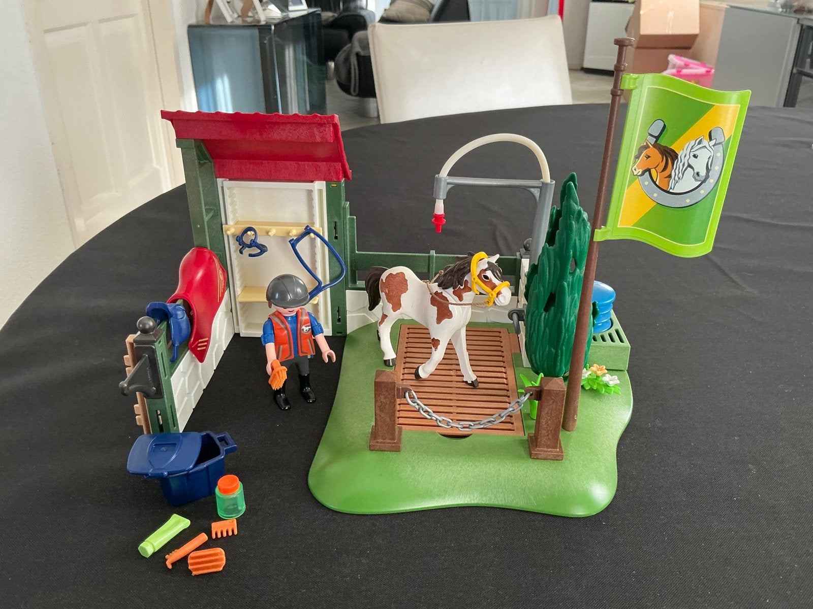 Playmobil country paarden wasplaats 6929., Ophalen of Verzenden, Zo goed als nieuw