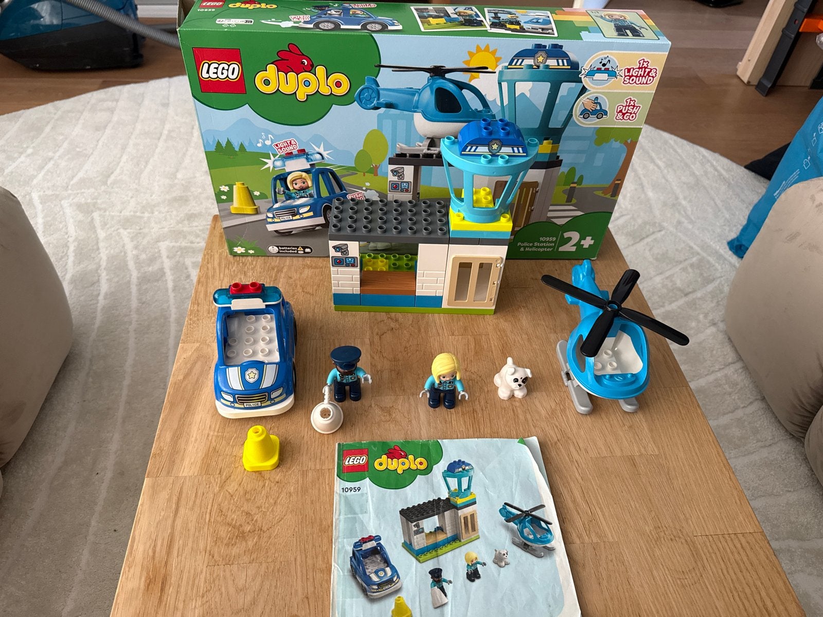 LEGO Duplo 10959 Politiebureau en Helikopter - Compleet, Kinderen en Baby's, Speelgoed | Duplo en Lego, Ophalen, City, Zo goed als nieuw