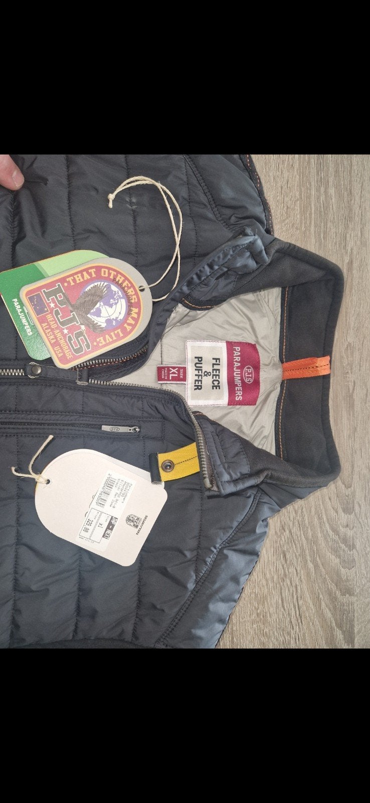 Parajumpers PJS Jas Zwart Maat XL, Ophalen of Verzenden, Zo goed als nieuw, Maat 56/58 (XL), Zwart