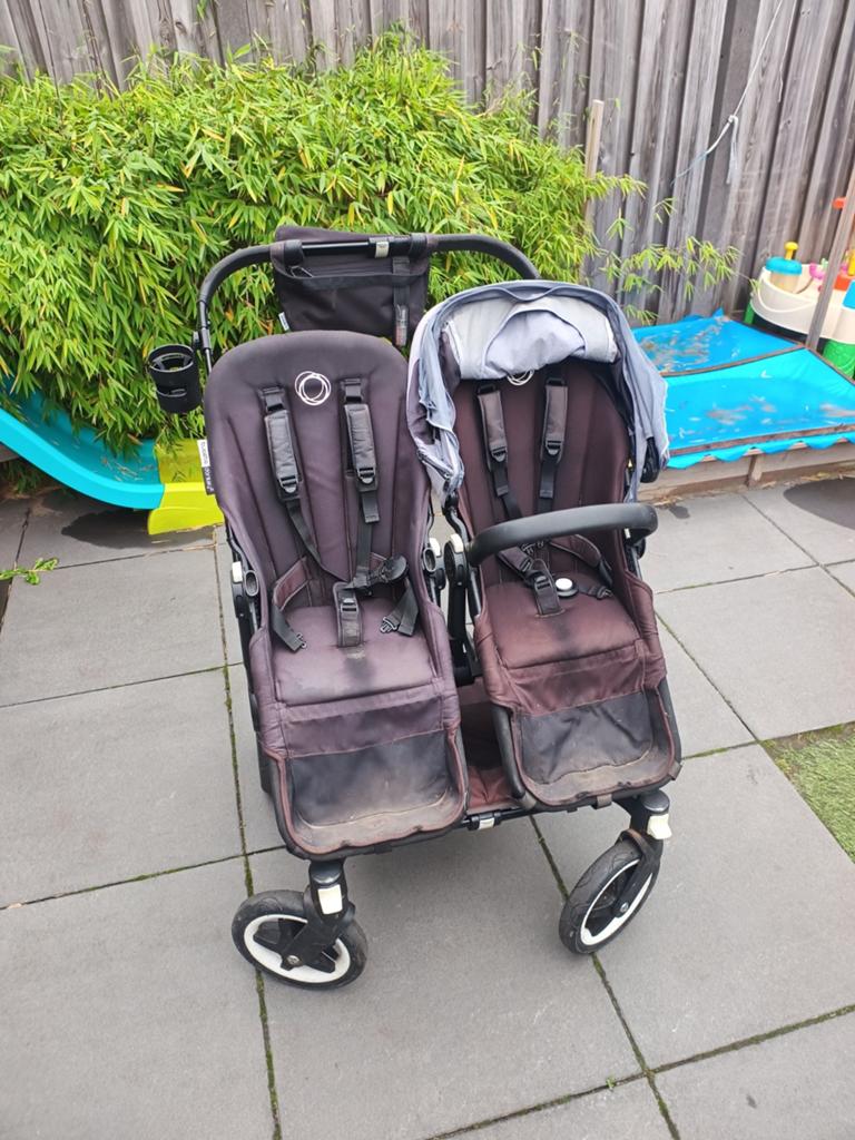 Bugaboo Donkey (2018); Complete Duo Kinderwagen, Kinderen en Baby's, Tweelingen en Meerlingen, Ophalen, Gebruikt, Kinderwagen of Buggy