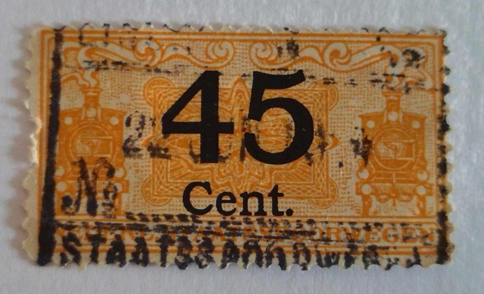 Nederland Zegel Spoorwegzegel 1914, Postzegels en Munten, Postzegels | Nederland, Ophalen of Verzenden