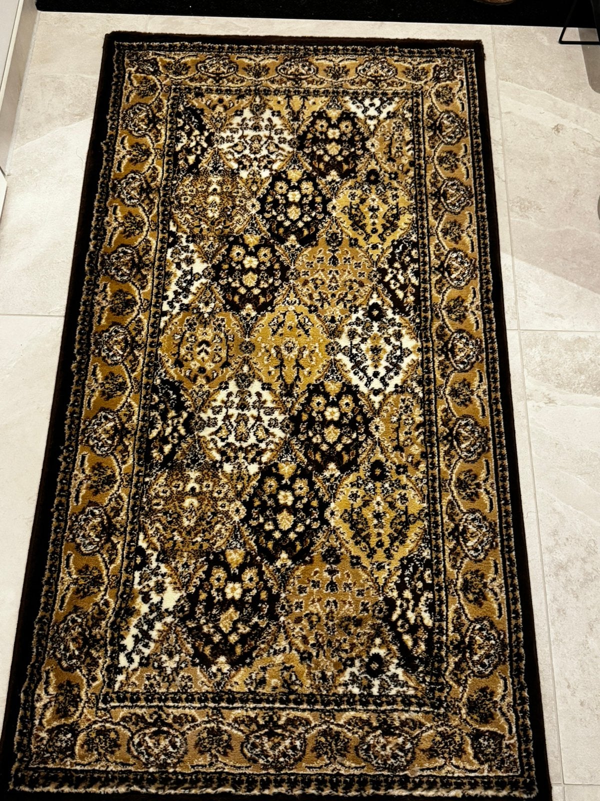 Vloerkleed 80x150, Bruin, Zo goed als nieuw, 150 tot 200 cm, Rechthoekig