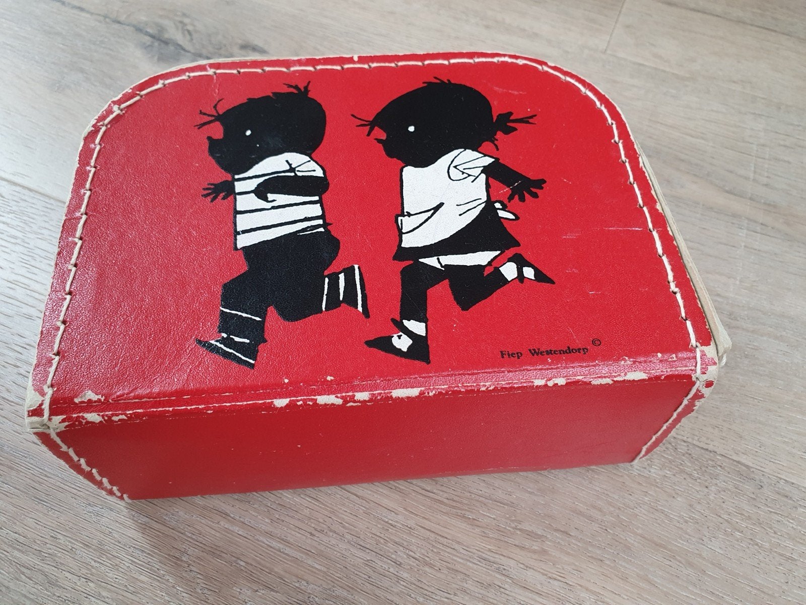 Koffertje Jip en Janneke, Kinderen en Baby's, Kinderspulletjes, Ophalen of Verzenden, Gebruikt