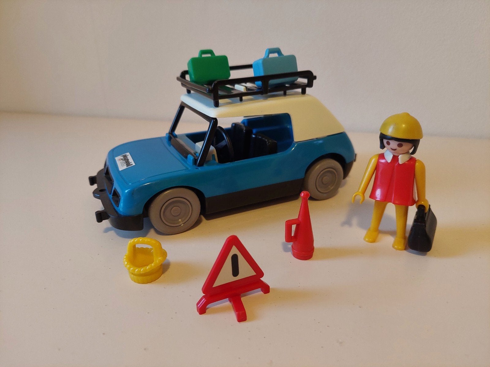 Vrouw met auto 3210 van Playmobil (vintage), Gebruikt, Complete set, Voertuig, Ophalen of Verzenden