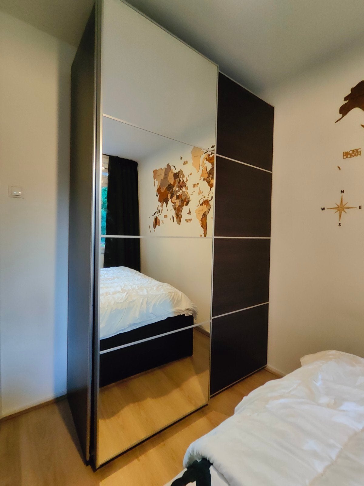 IKEA PAX kledingkast zwart 200 x 58 x 236 cm, 200 cm of meer, 50 tot 100 cm, Modern, 50 tot 75 cm