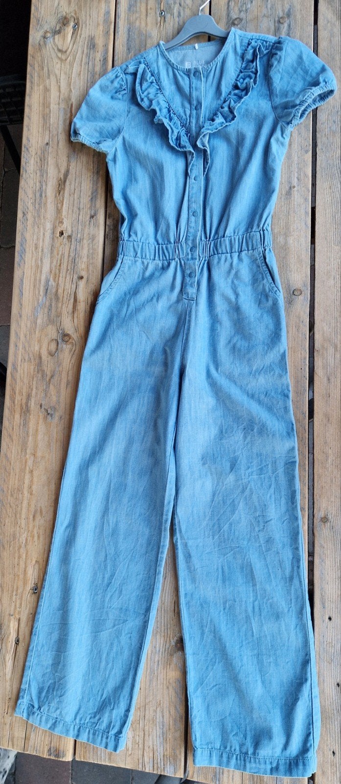 Blue Ridge Denim spijker jumpsuit maat 152, Overige typen, Meisje, Nieuw, Ophalen of Verzenden
