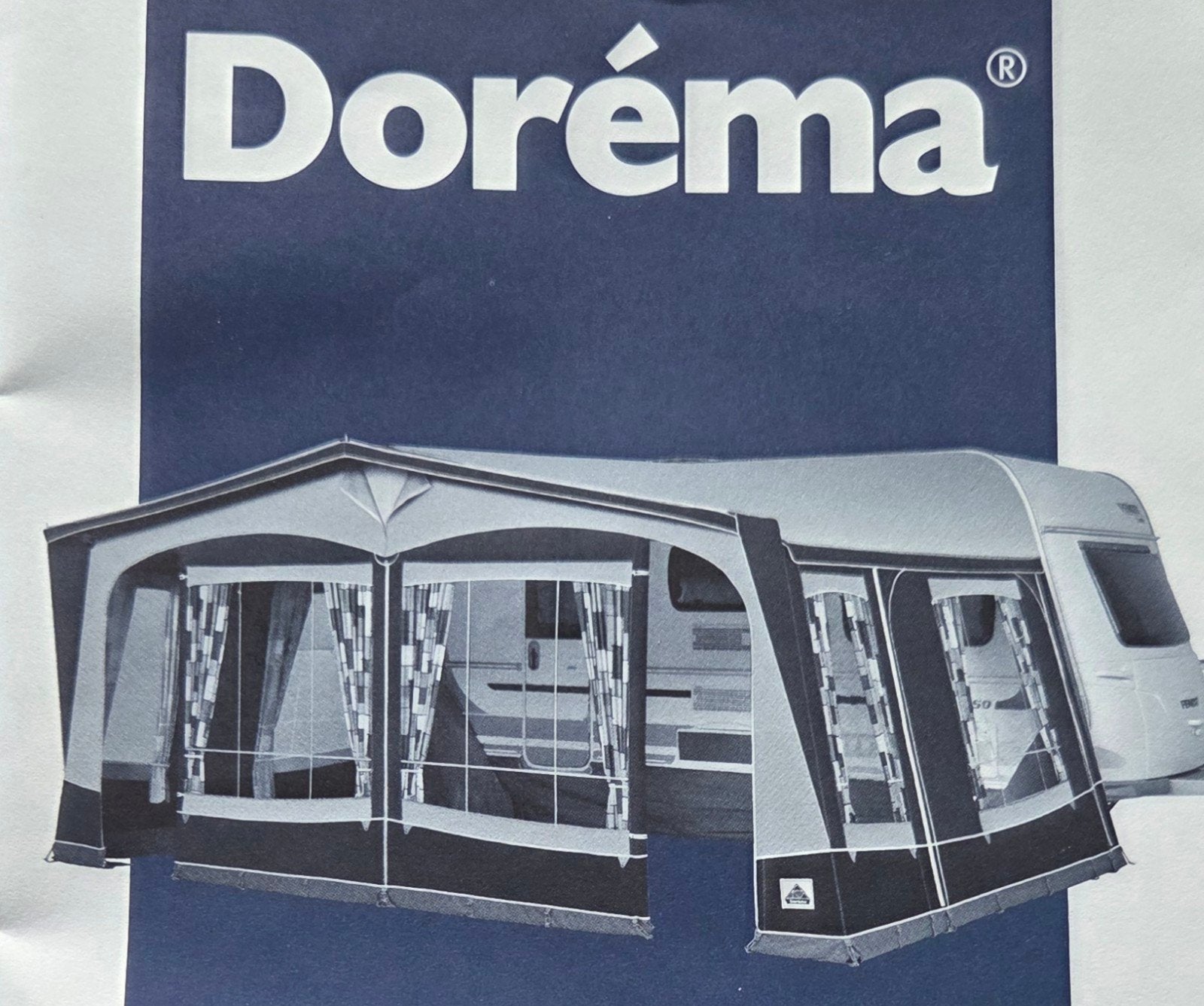 Doréma Royal 350 De Luxe 4 sizoenen voortent – maat 15-17, Ophalen, Gebruikt