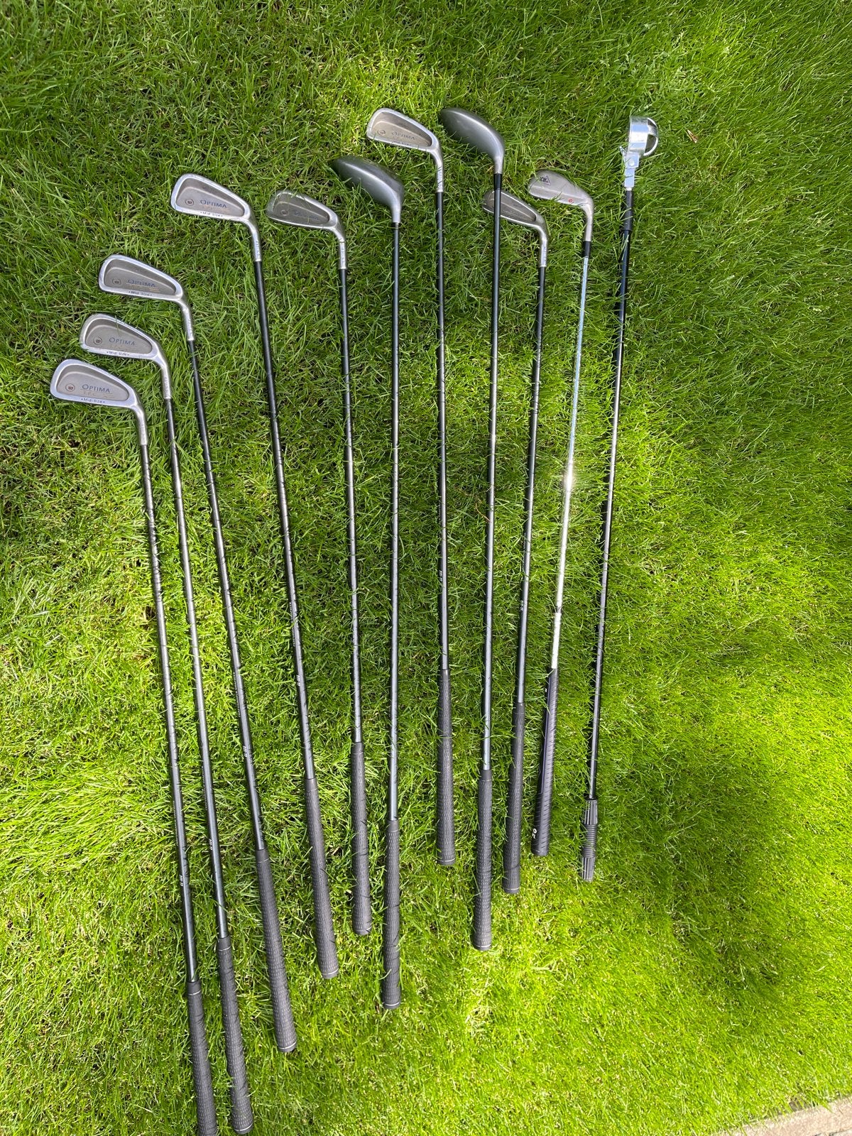 Complete golfset: Wilson en Optima clubs, Sport en Fitness, Golf, Ophalen, Gebruikt, Set, Overige merken