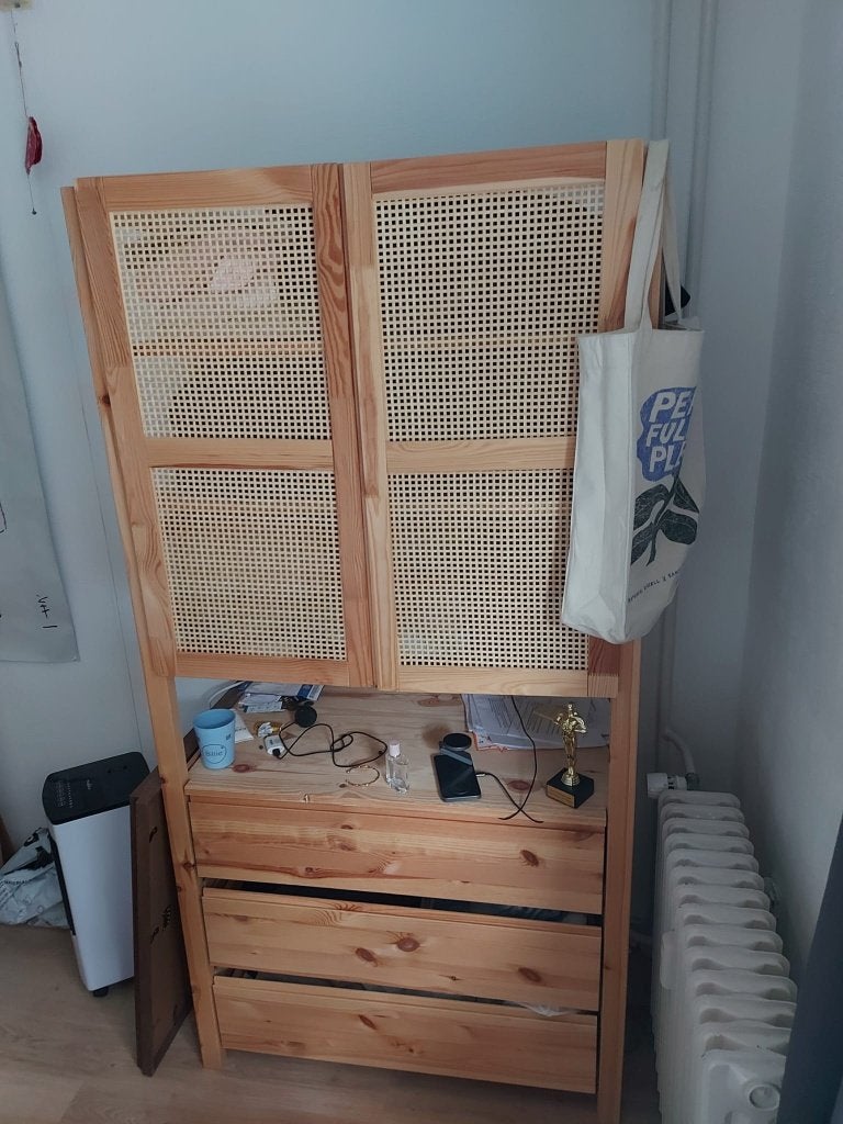 Ivar wardrobe, Ophalen, Gebruikt