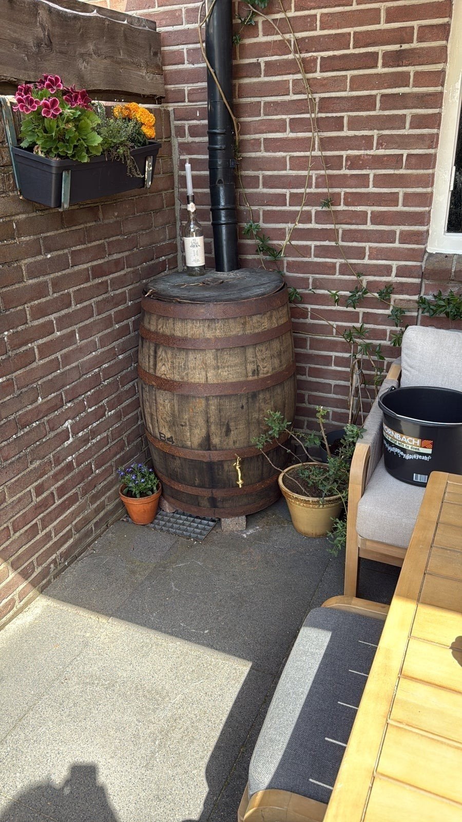 Regenton bloembakken wiskeyvaten  ijsbad drinkenbak, Rond, Nieuw, Ophalen of Verzenden, 60 tot 100 cm