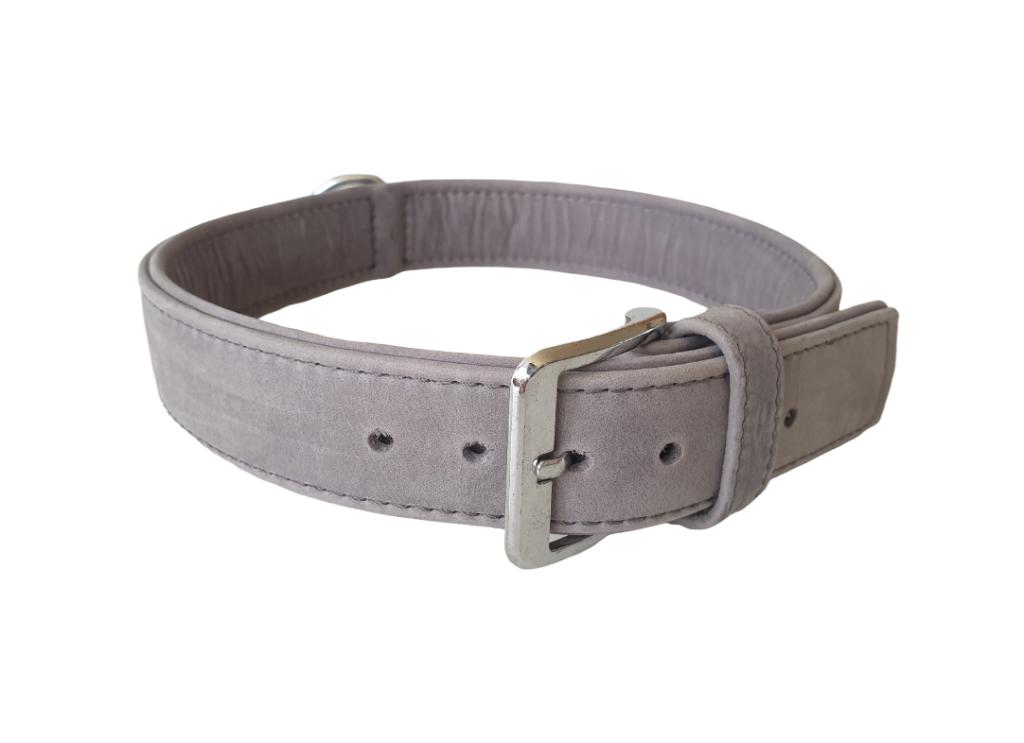 KARLIE Buffalo Halsband Kalfsleder Staal Nek 57-66 cm -30%!, Dieren en Toebehoren, Ophalen of Verzenden, Nieuw