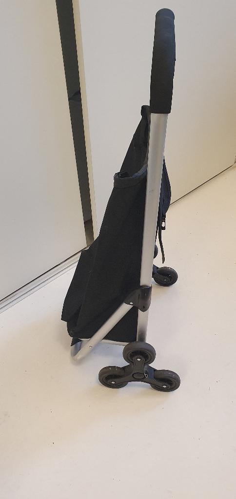 Boodschappentrolley, Ophalen, 40 tot 60 cm, Zwart, Zo goed als nieuw