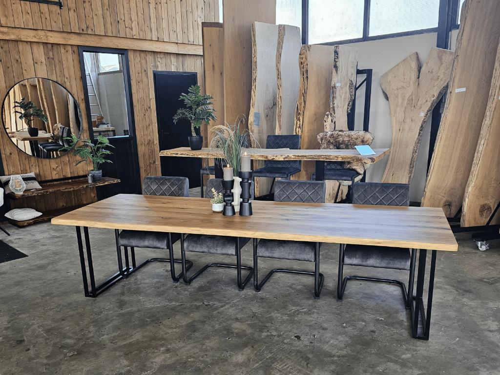 Eettafels | Massief Nederlands Hout | Uniek & Op Maat, Vijf personen of meer, Overige vormen, Overige houtsoorten, Nieuw