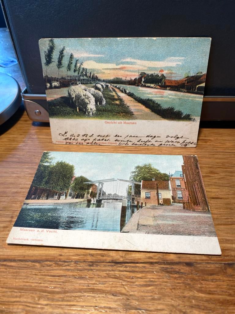 Oude Ansichtkaarten Maarsen - Gezicht op Vecht, Ophalen of Verzenden, Voor 1920, Gelopen, Utrecht