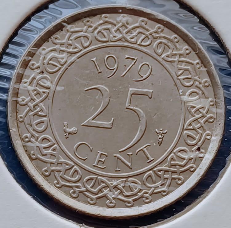 Suriname 25 cent - 1979, Verzenden, Zuid-Amerika, Setje
