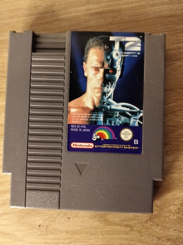 Terminator 2 - Nintendo NES Game, Spelcomputers en Games, Games | Nintendo NES, Avontuur en Actie, Gebruikt, 1 speler, Ophalen of Verzenden