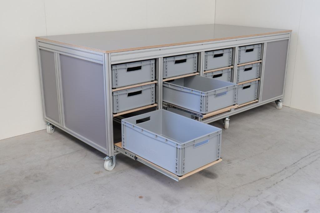 Foto 3 van MFT mobiele werktafel Festool Systainer Mbox L-Boxx opbergen