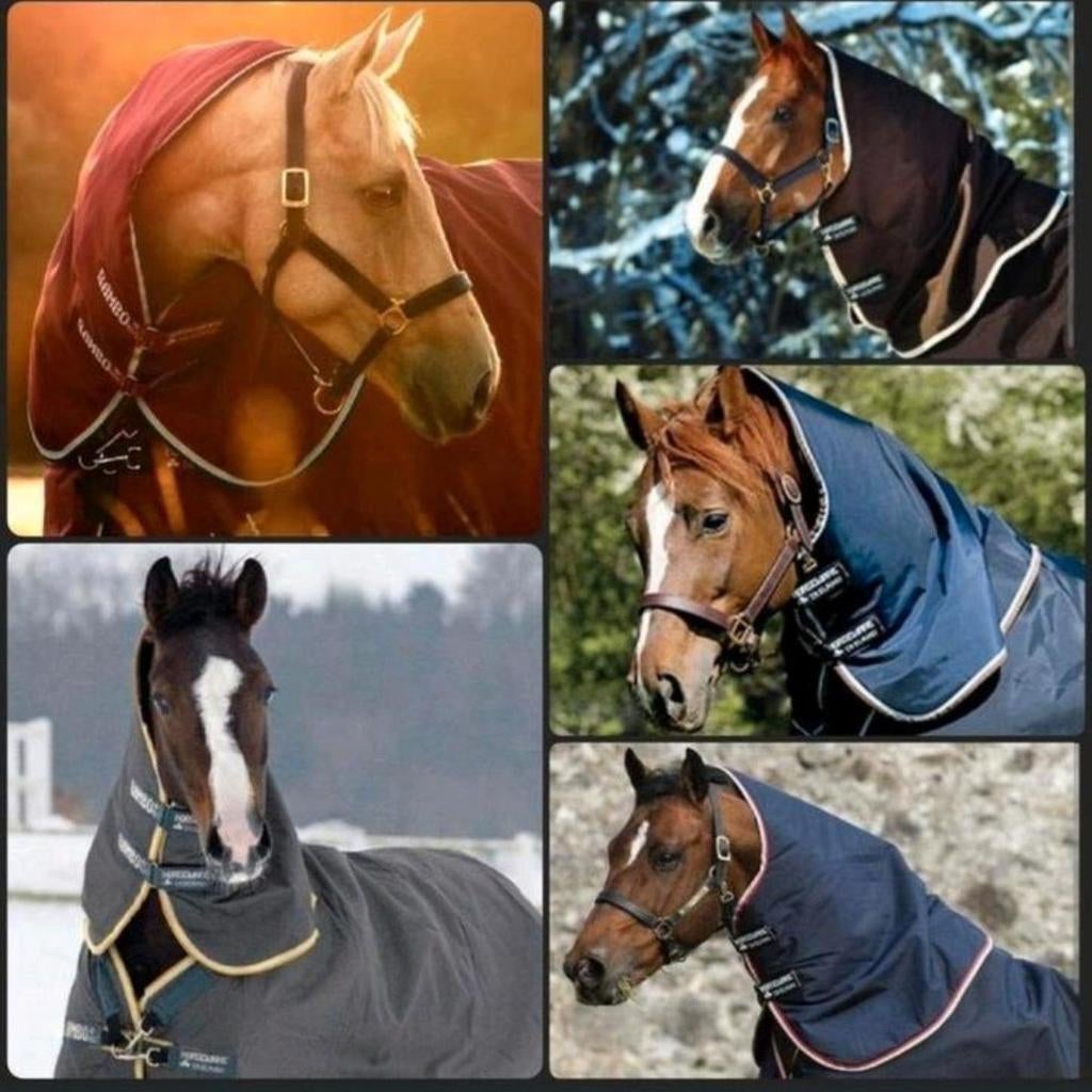 Nieuw Rambo Horseware Turnout Hood - Hals, S - M - L , 100g, Ophalen of Verzenden, Nieuw, Deken