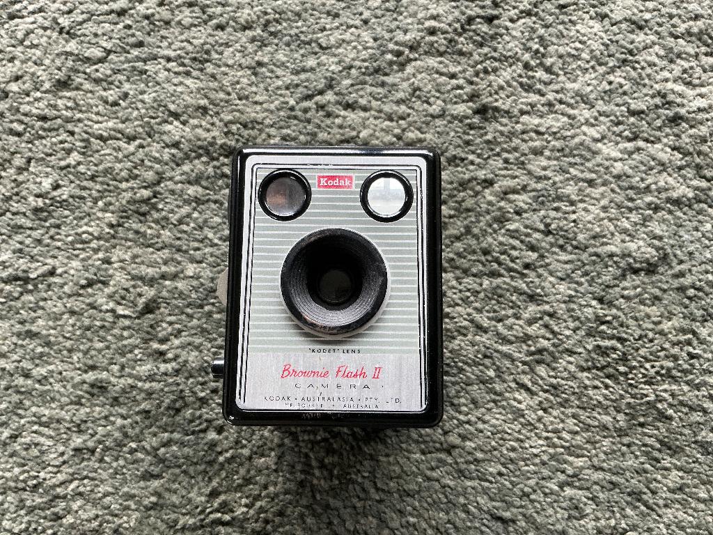 kodak brownie flash 2 camera vintage, Ophalen of Verzenden, Gebruikt, Compact, Kodak