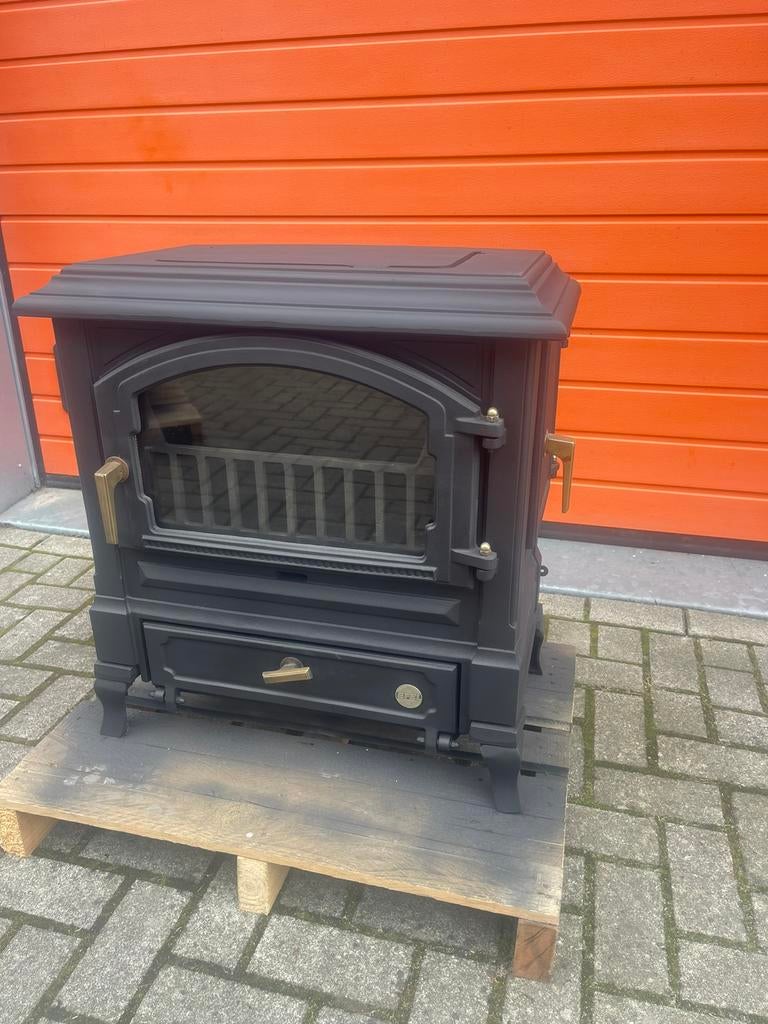 Zgan houtkachel Efel Harmony 2 10kW, Ophalen, Gebruikt, Houtkachel, Vrijstaand