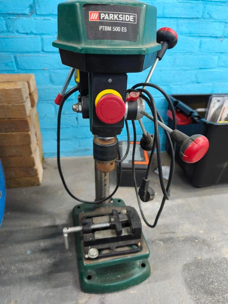 Parkside Kolomboormachine PTBM 500 E5, Ophalen of Verzenden, Gebruikt, 400 tot 600 watt, Kolomboormachine