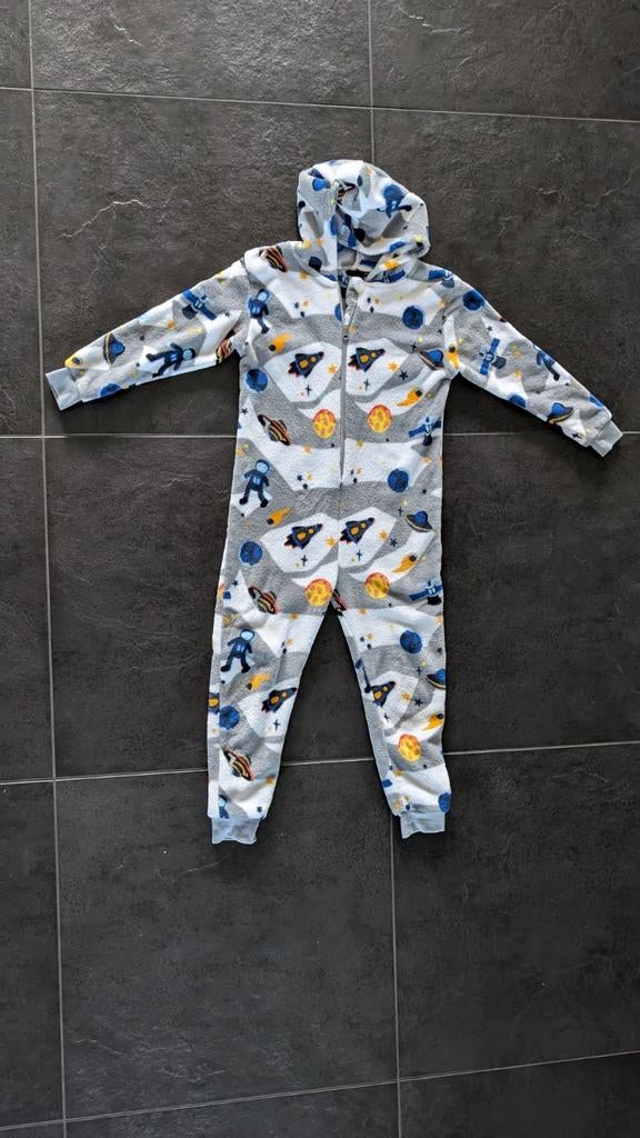 Astronaut Onesie Maat 128/134 ook leuk voor de carnaval, Ophalen of Verzenden, Zo goed als nieuw, Jongen of Meisje