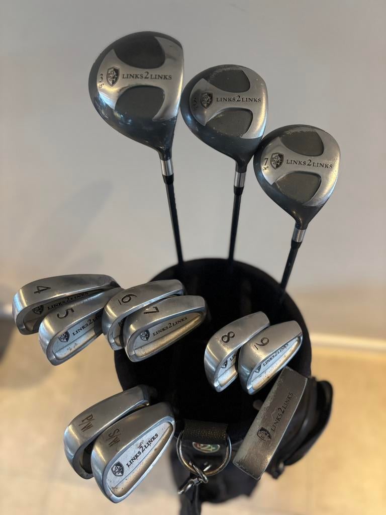 Volledige Links2Links Golfset | Heren, Links2Links, Set, Ophalen of Verzenden, Zo goed als nieuw