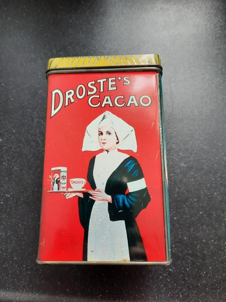 Droste cacaoblik, Ophalen of Verzenden, Gebruikt, Overige, Droste